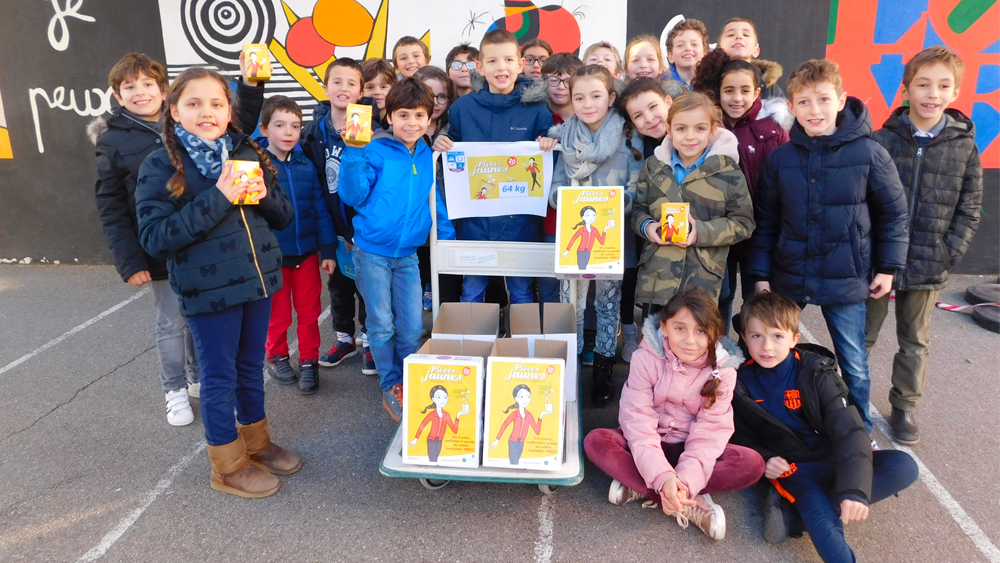 Stan solidarité : Opération pièces jaunes à l’école