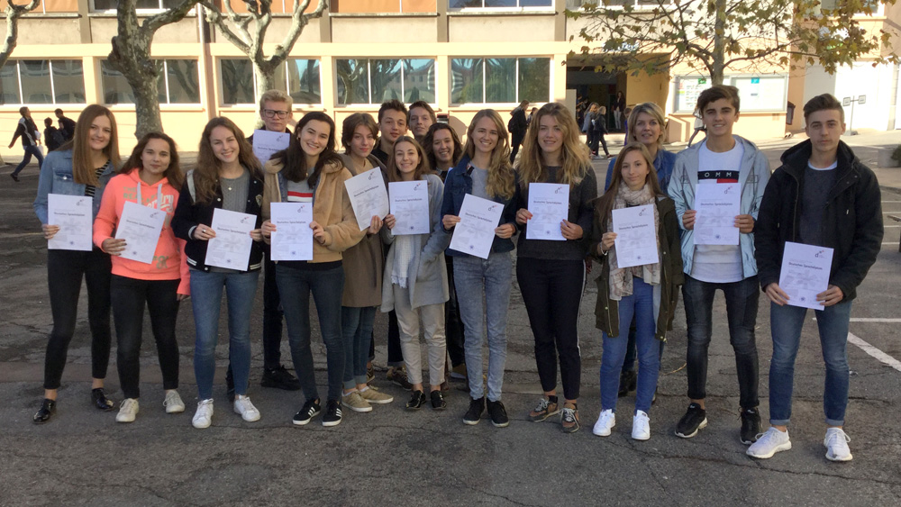 Lauréats de la certification en Allemand