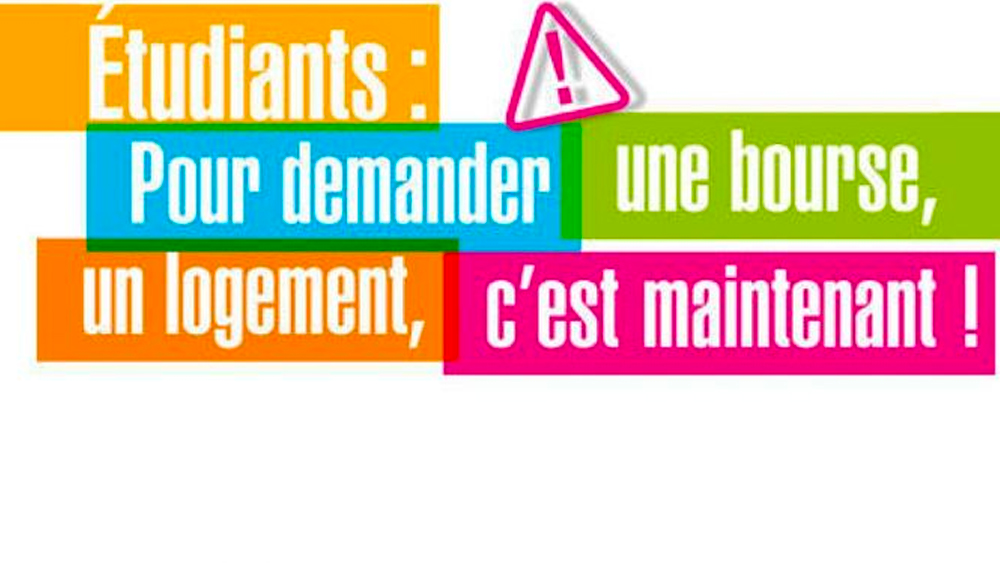 Étudiants et futurs étudiants : les demandes de bourse et de logement, c'est maintenant !