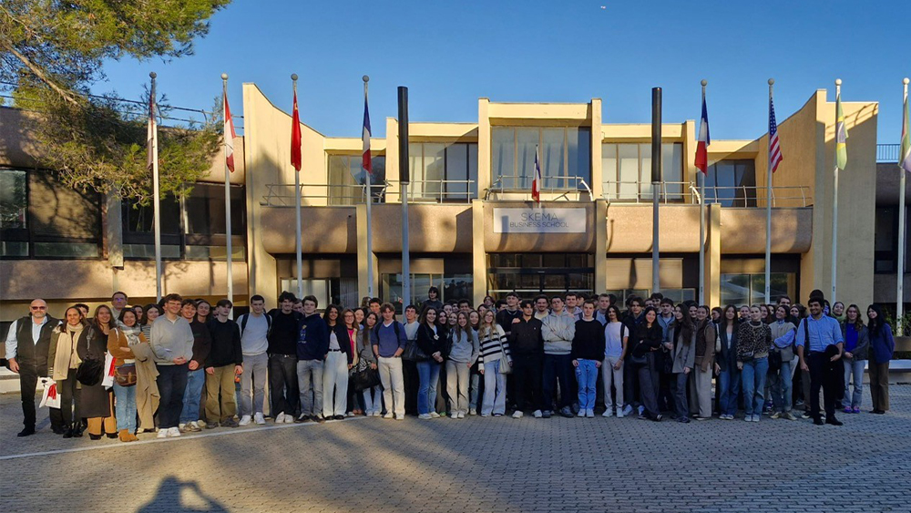 Les étudiants de prépa 1ère année et de CPES à la découverte de SKEMA GE