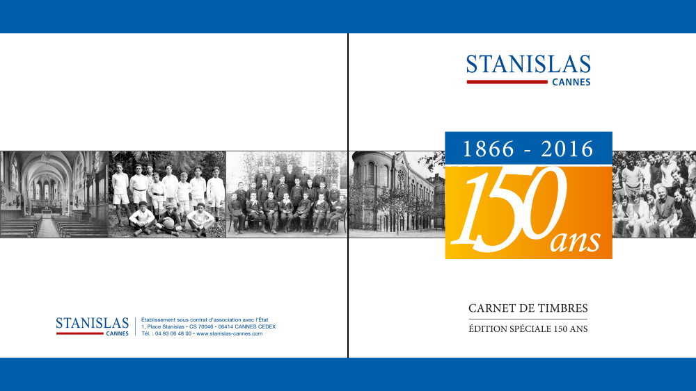 Carnet de timbres "Edition spéciale 150 ans de Stanislas"