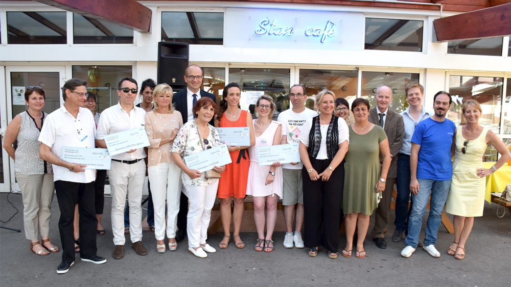 Solidarité : remise de chèques aux associations partenaires