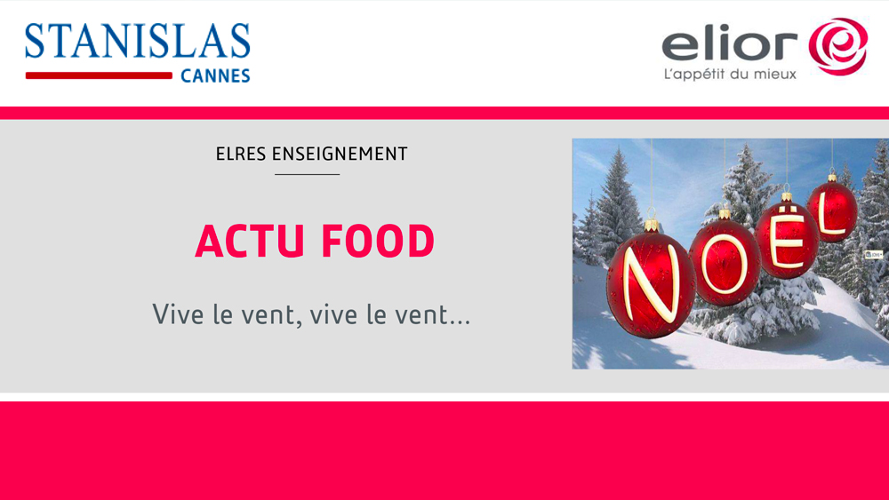 REPAS DE NOEL, à NE RATER SOUS AUCUN PRETEXTE !